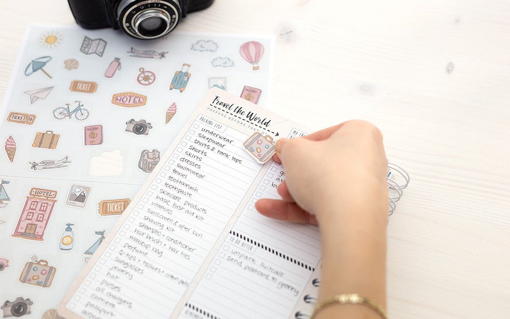 Dröm dig bort och planera din resa med temasidor - Personal Planner
