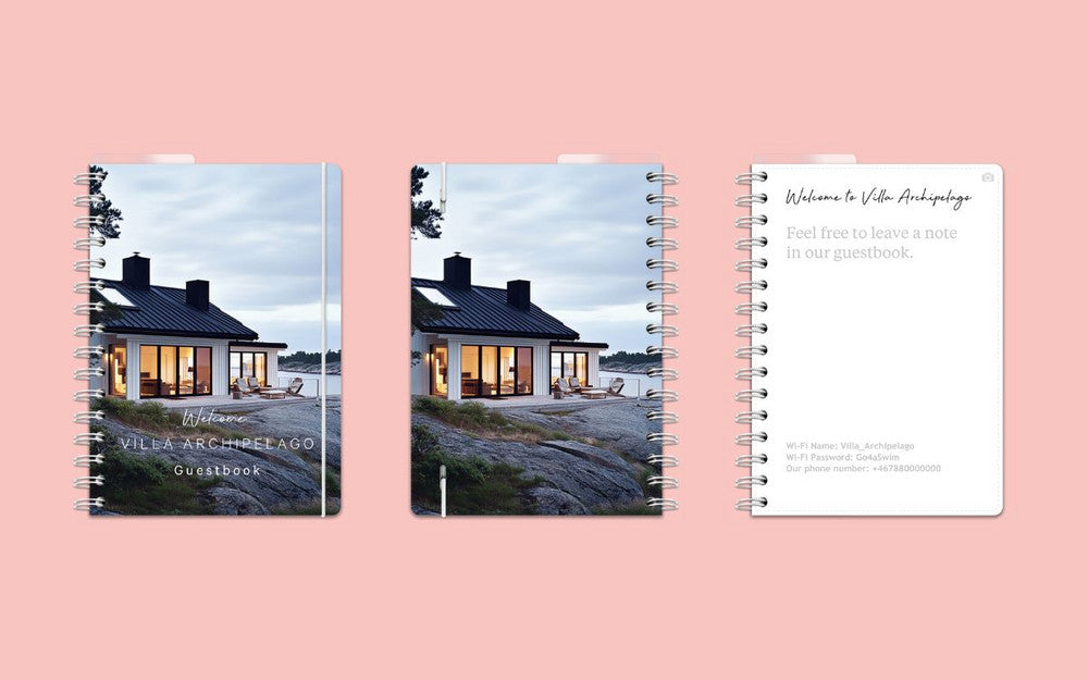 Skapa en personlig gästbok till din sommar- eller vinterstuga