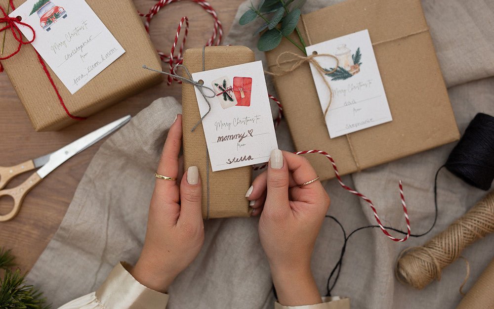 Nedladdningsbara julklappsetiketter - Personal Planner