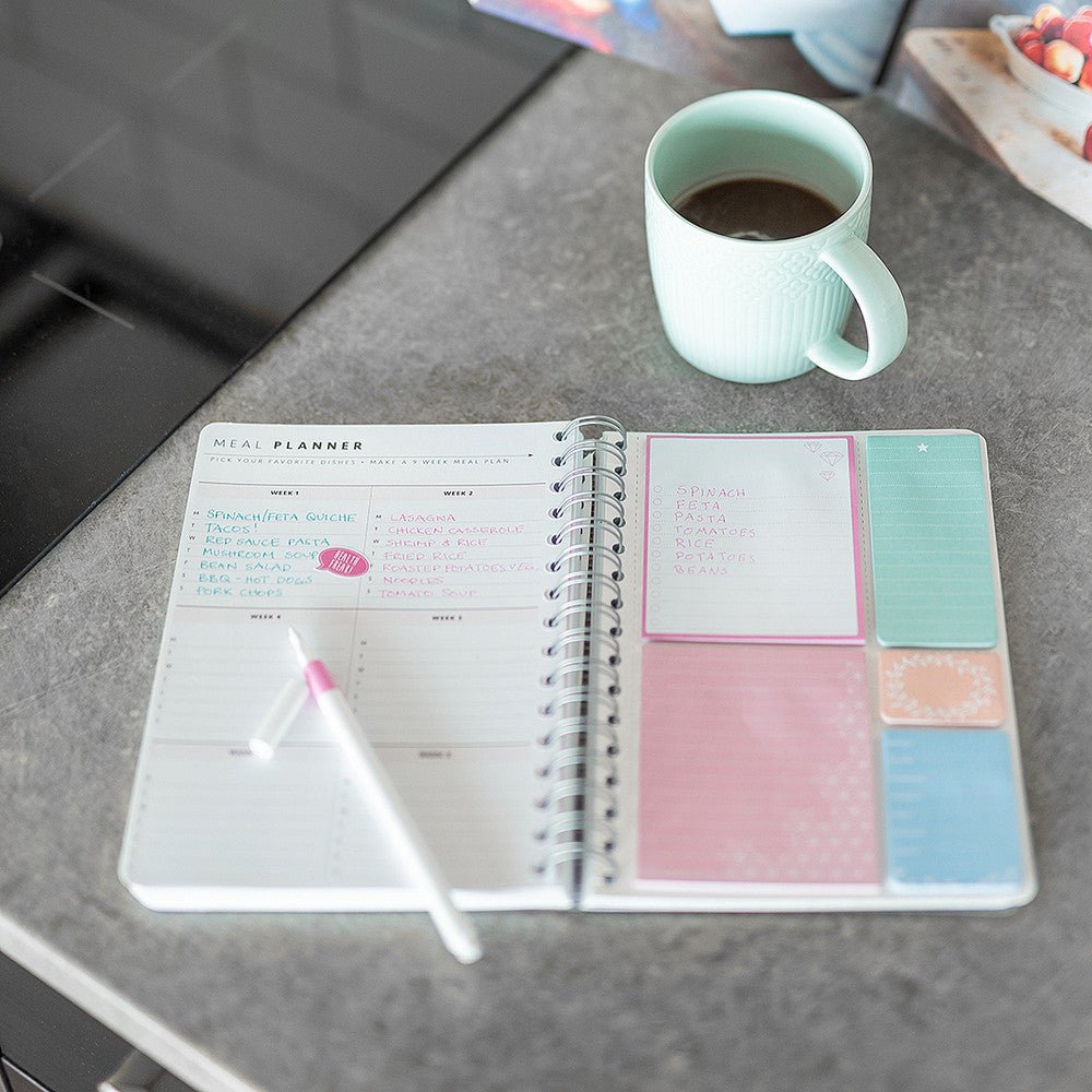 Rädda veckans alla middagar med din anteckningsbok & smarta Sticky Notes - Personal Planner