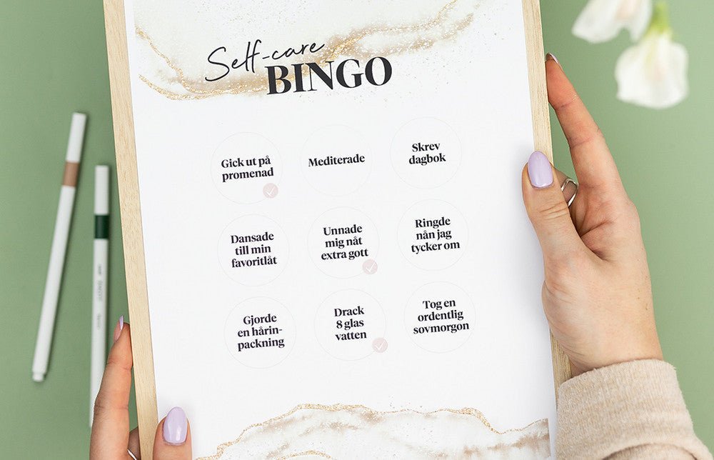 Self-Care Bingo - Freebie - Personal Planner