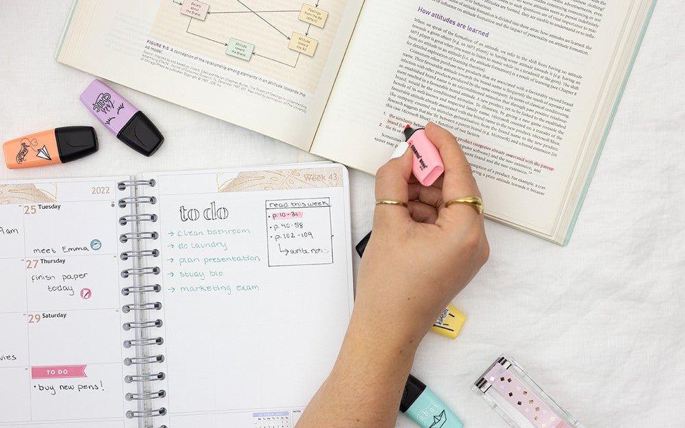 Strukturera studierna i almanackan: våra topp 3 tips - Personal Planner