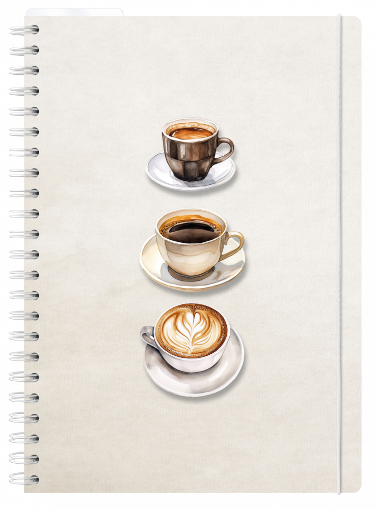 a4 almanacka - spiralbindning - storlek a4 (almanacka)