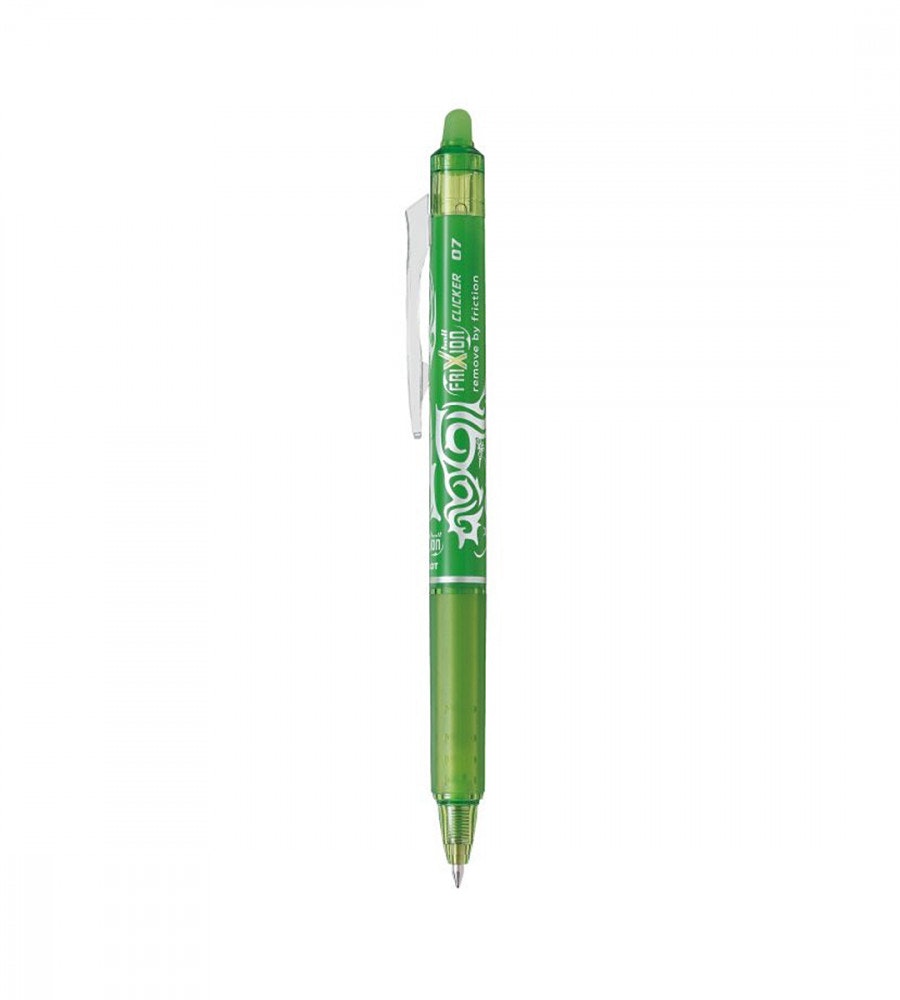 penna kulspetspenna pilot frixion clicker 0.7 - ljusgron (pilot) ljusgron