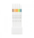 penna fineliner uni emott set no 6 nature 5-pack (emott) nature