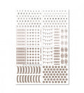 klistermarke klistermarken brighter days (minis) - beige (minis) beige