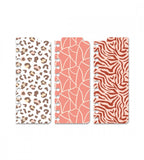 snap-in snap in-flikar wild patterns till almanacka - rosa/röd (3-pack) flerfärgad, röd, rosa