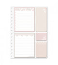 sticky-notes sticky notes stuck on you till almanacka - storlek a5, a4 - rosa (spiral) dusty pink