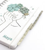 klistermarke månadsflikar fab tabs - grå (tabs) stone gray