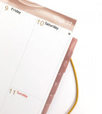 klistermarke månadsflikar fab tabs - brun/rosa (tabs) dusty pink