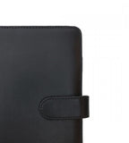 fodral ringpärm till systemkalender - storlek a5 - svart - slät (a5) svart