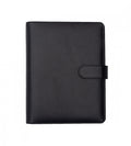 fodral ringpärm till systemkalender - storlek a5 - svart - slät (a5) svart