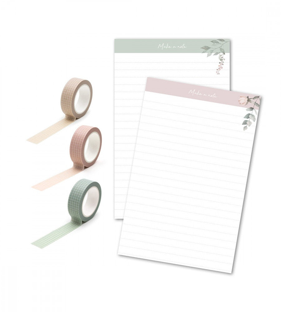 paket kit notes & tape (kit)