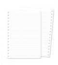 snap-in snap in refill-sidor linjerat 12-pack till almanacka - storlek a5 (spiral)