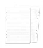 snap-in refill-sidor linjerat 12-pack till systemkalender - storlek a5 (systemkalender)