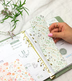 flikar flikar wildflowers till systemkalender - storlek a5 (systemkalender) flerfärgad