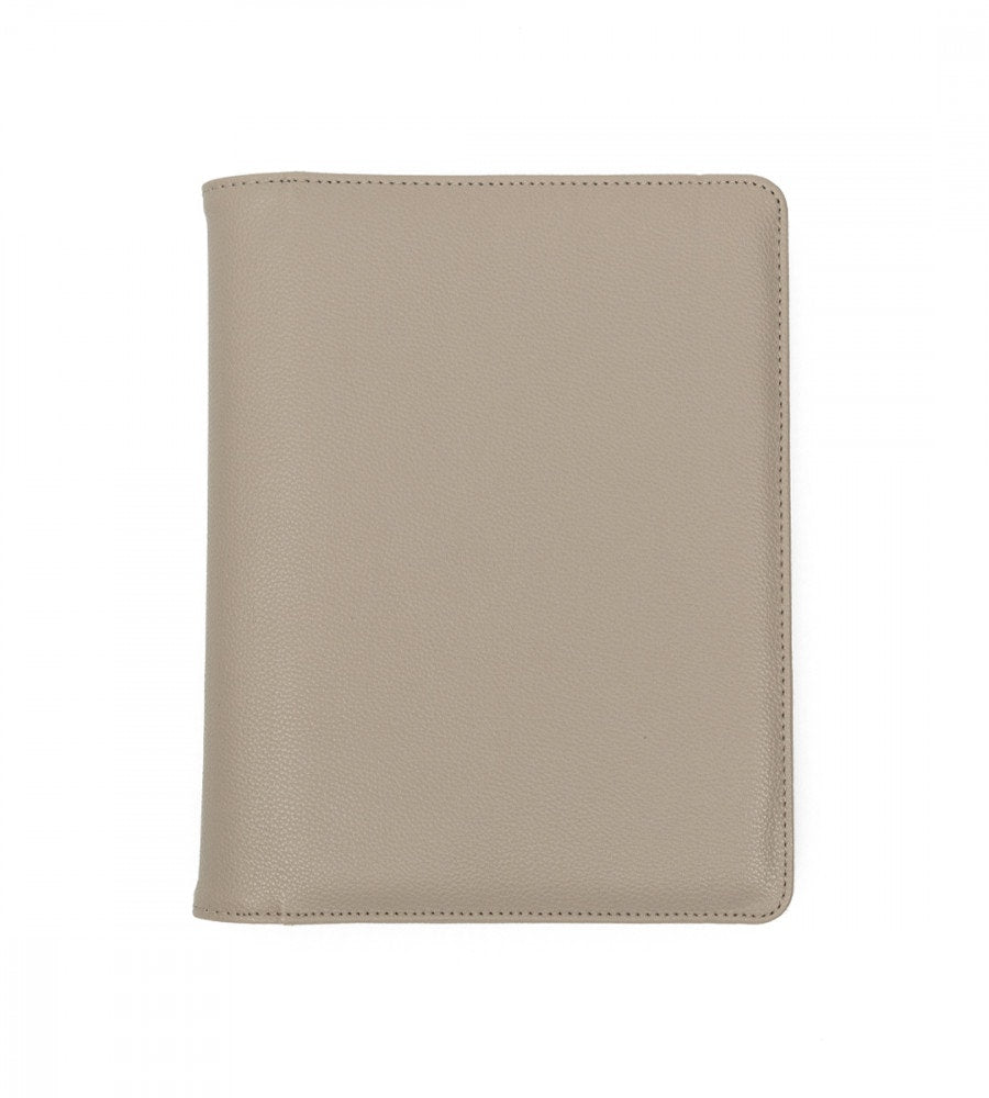 fodral almanacksfodral konstläder - storlek a5 - grå/beige (konstlader) grå/beige