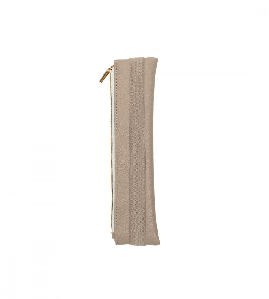 pencil-case pennfodral litet med gummiband - grå/beige (forvara) grå/beige