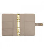 fodral ringpärm till systemkalender - storlek personal - grå/beige (personal) grå/beige