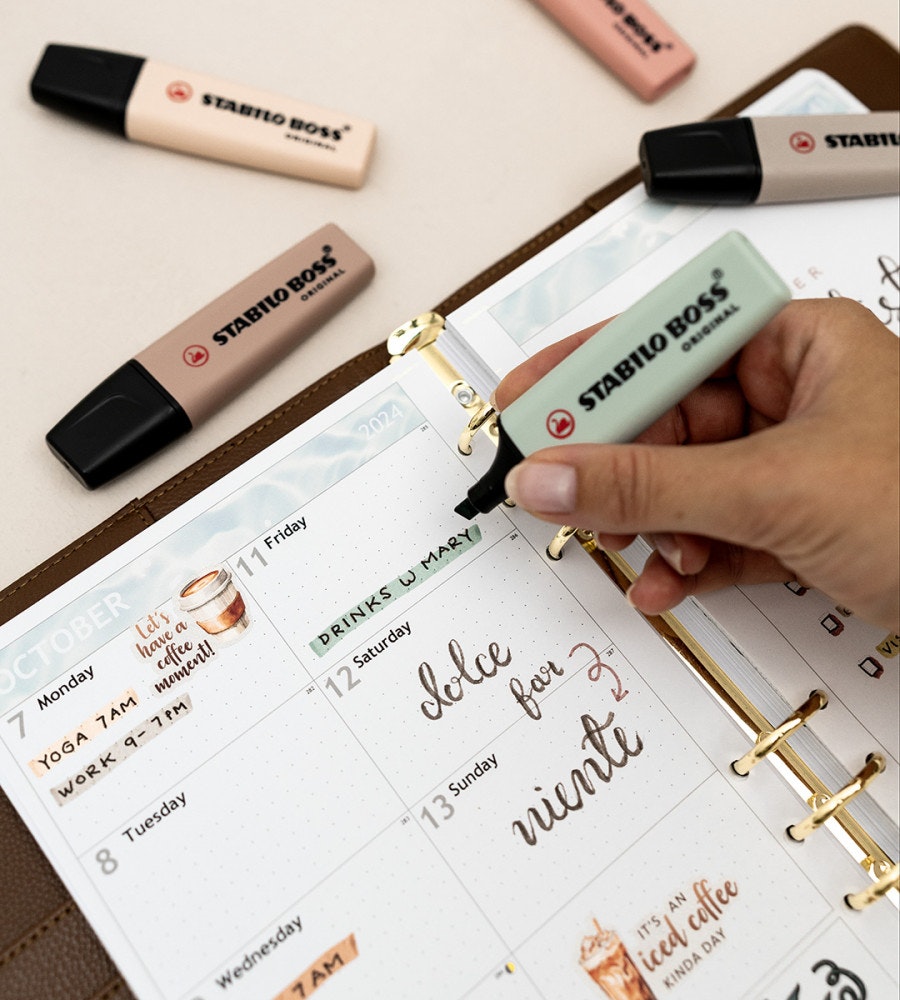 penna Överstrykningspennor stabilo boss original nature colors 6-pack (stabilo) flerfärgad