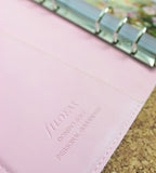 fodral ringpärm filofax domino soft personal organiser - pale pink (personal) pale pink