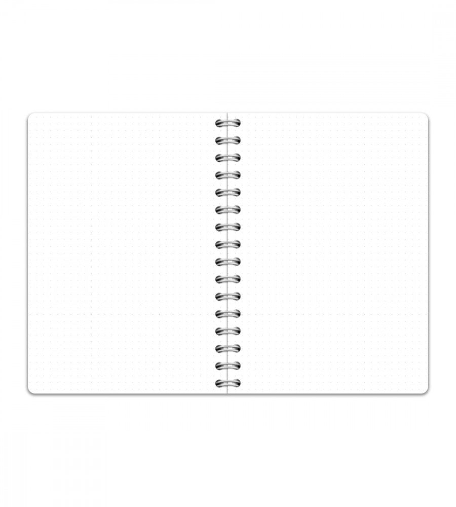 a5 personlig bullet journalbok - storlek a5 - spiralbunden (anteckningsbok)