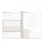 a5 personlig selfcarebok - storlek a5 - spiralbunden (anteckningsbok)