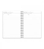 a5 personlig selfcarebok - storlek a5 - spiralbunden (anteckningsbok)