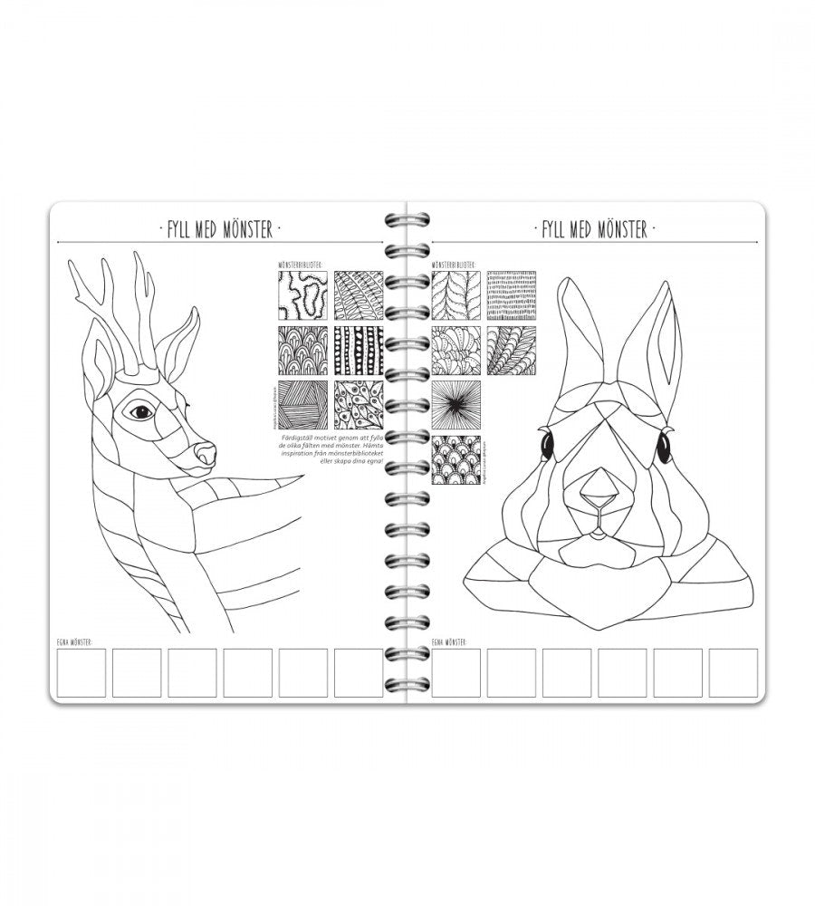 a5 personlig selfcarebok - storlek a5 - spiralbunden (anteckningsbok)