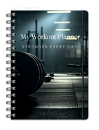 a5 personlig träningskalender - storlek a5 - spiralbunden (almanacka)