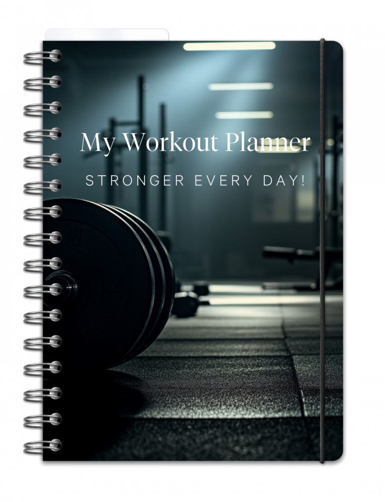 a5 personlig träningskalender - storlek a5 - spiralbunden (almanacka)