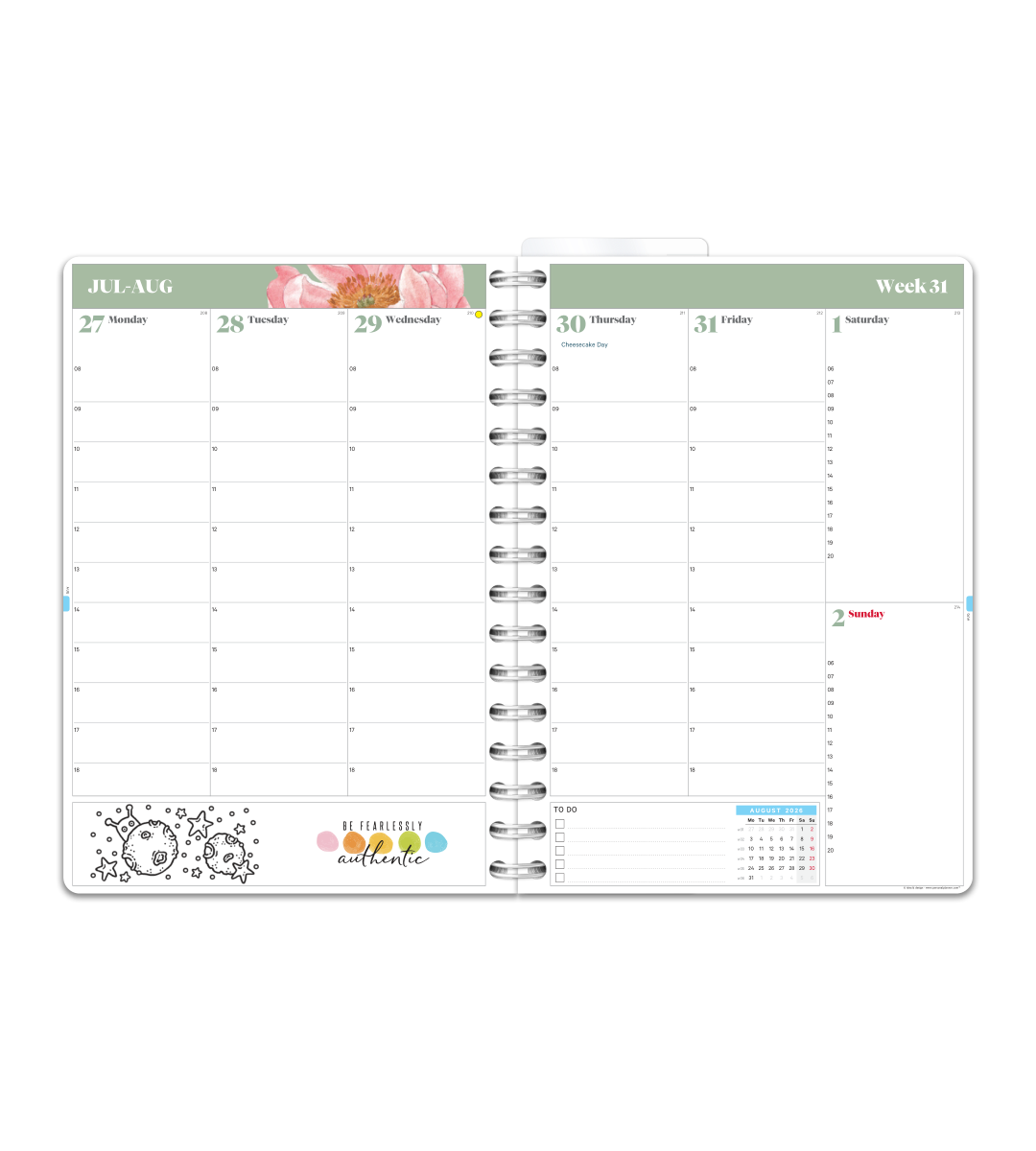 Spiral A5 - Lærerkalender