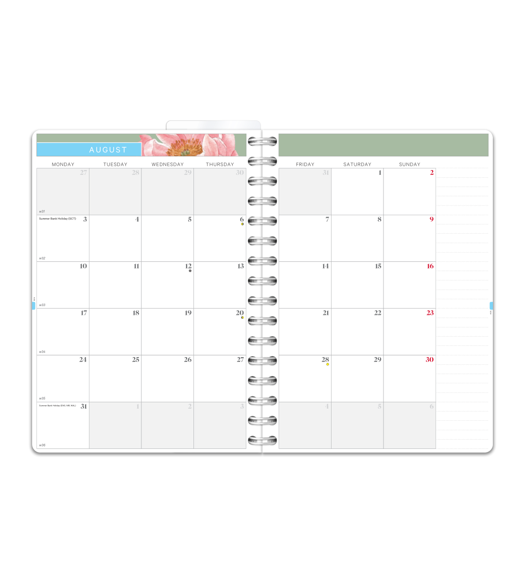 Spiral A5 - Lærerkalender