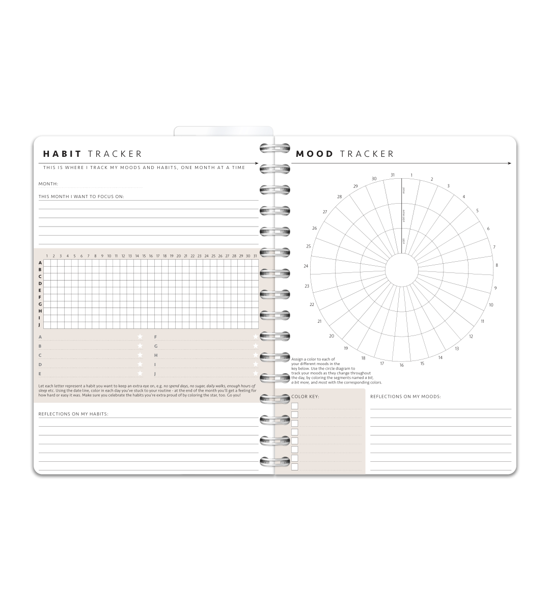Spiral A5 - Selfcare journal