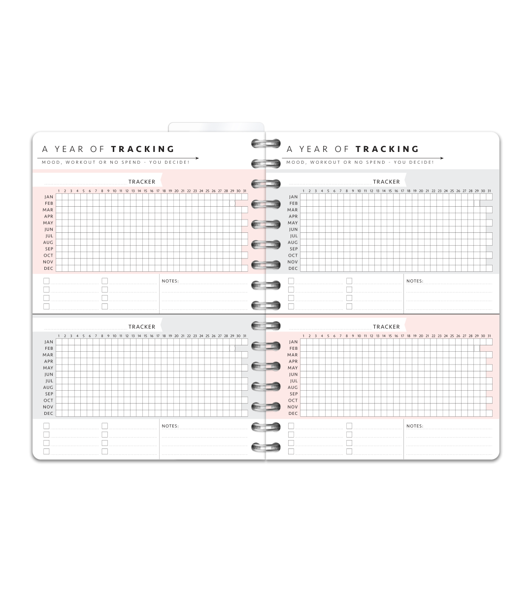 Spiral A5 - Treningskalender