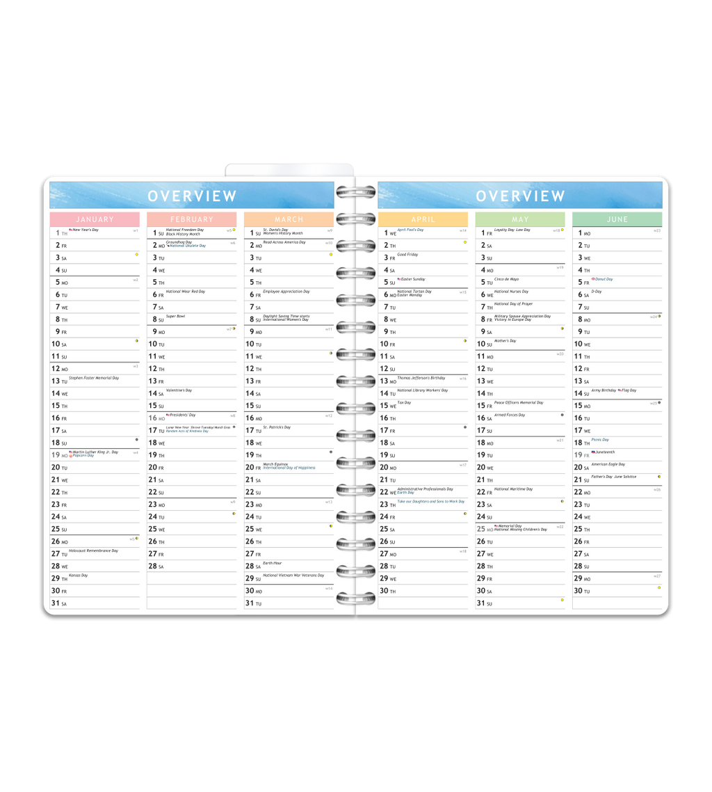 Kalender Smart Design - Spiralbinding A5