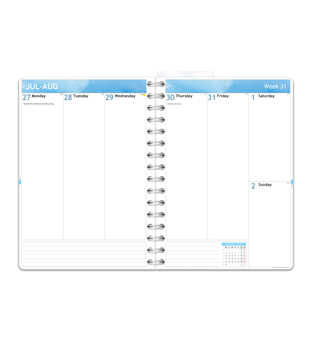 Kalender Smart Design - Spiralbinding A5