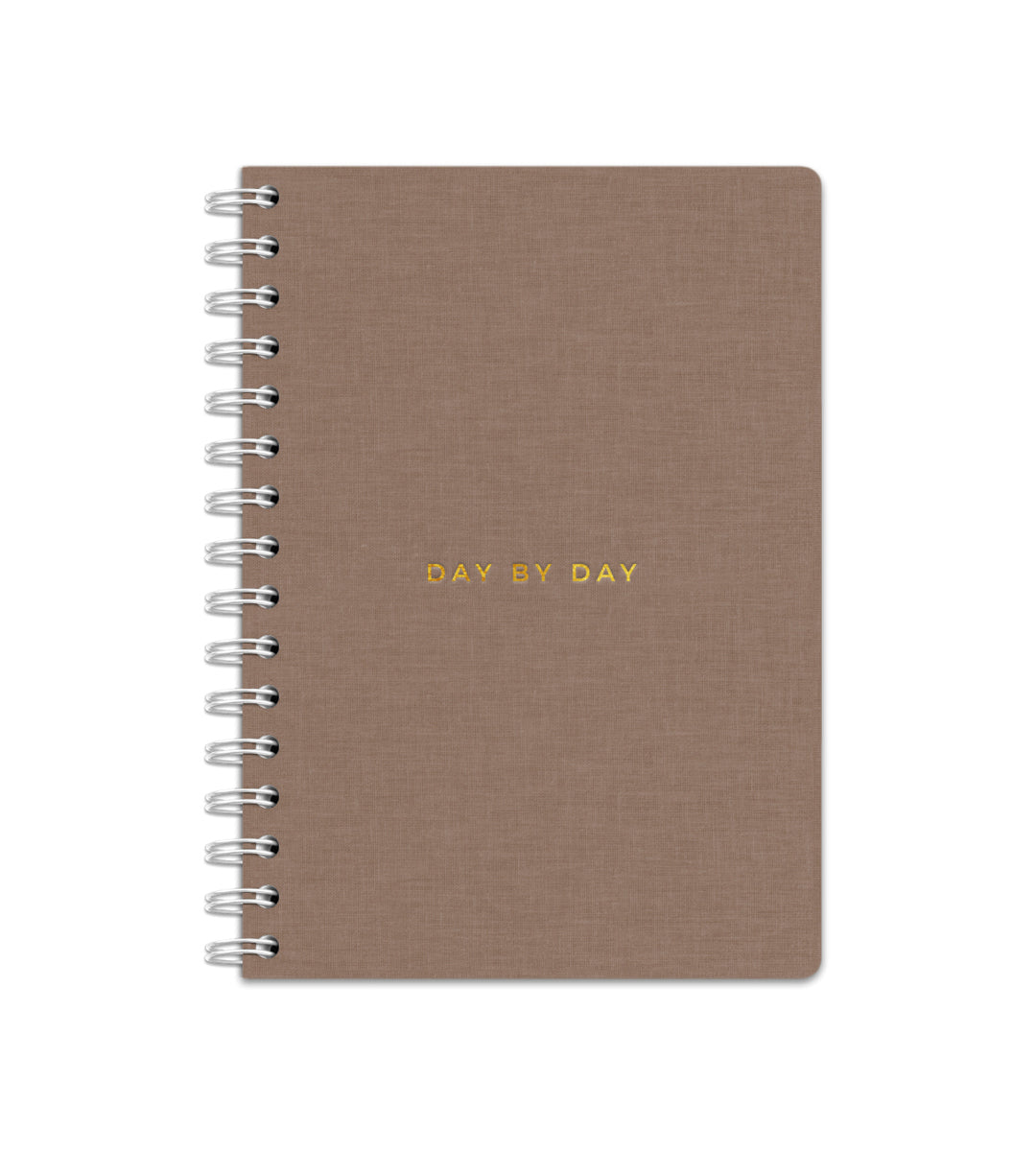 Notebook Brown Canvas - Spiralbinding A5 