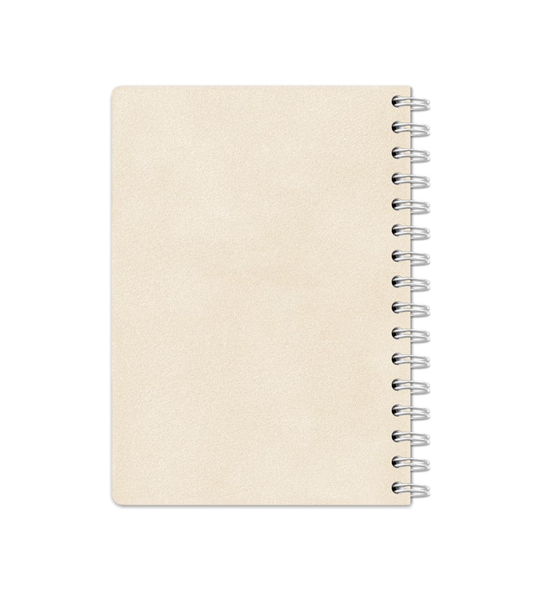 Notebook Cream Suede - Spiralbinding A5 