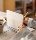 Notebook Cream Suede - Spiralbinding A5 