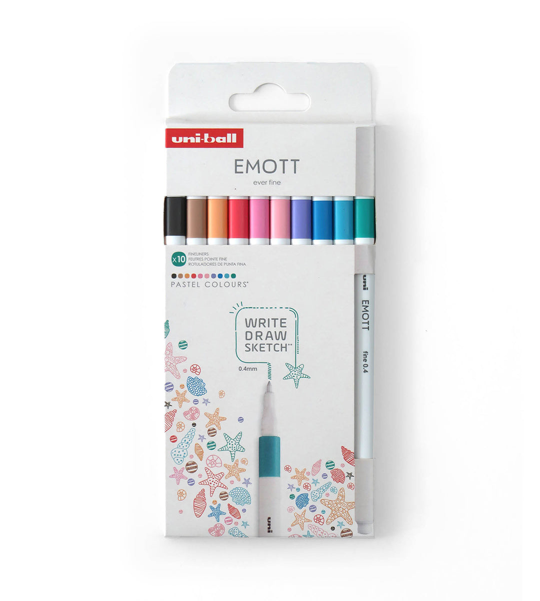 Fineliner - Uni Emott Set no 2 Blooms & Berries 10-pakk