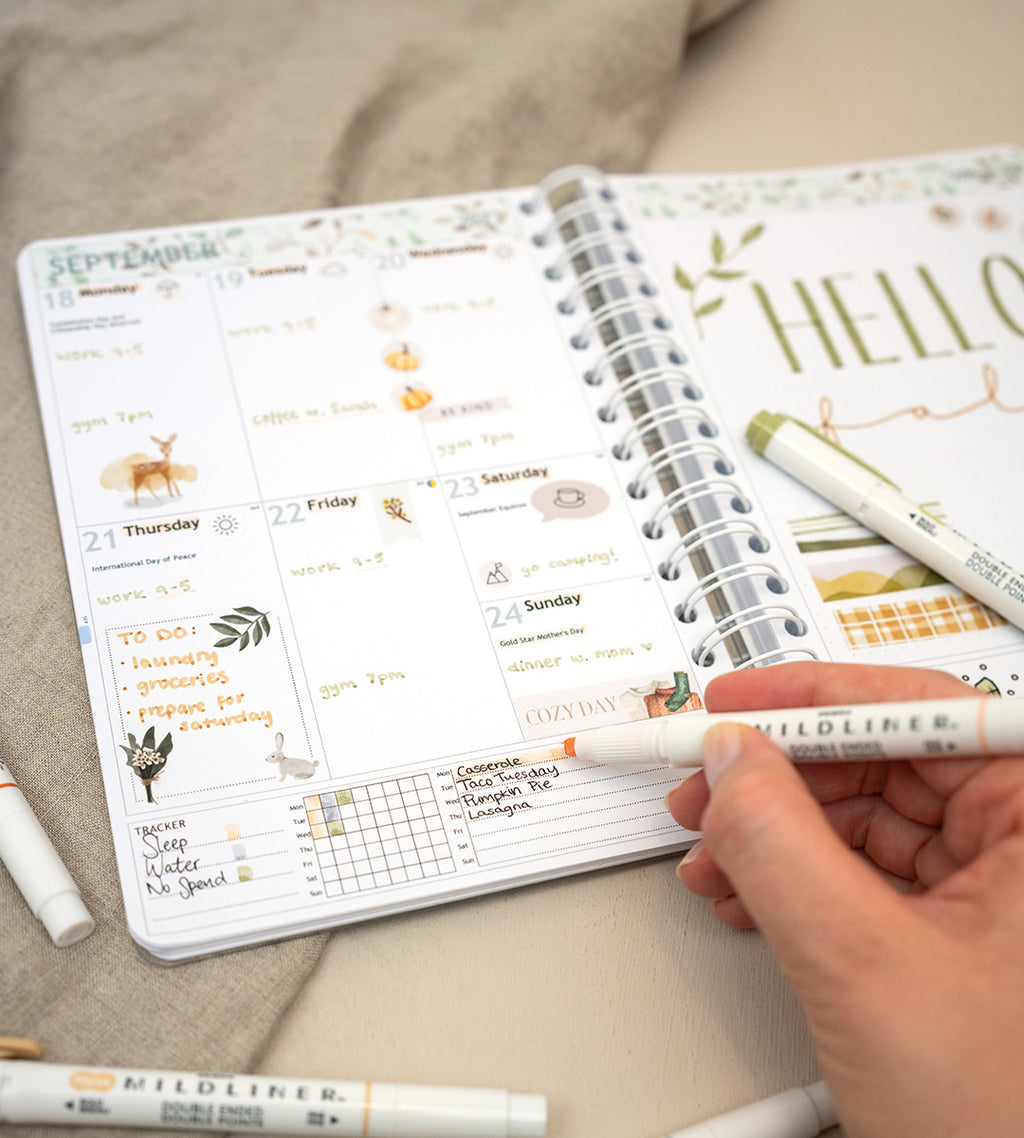 Markeringstusjer - Zebra Mildliner 5-pakk