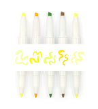 Markeringstusjer - Zebra Mildliner 5-pakk