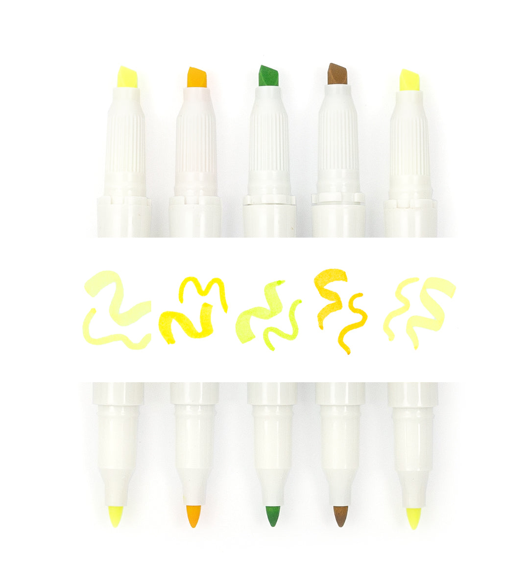 Markeringstusjer - Zebra Mildliner 5-pakk
