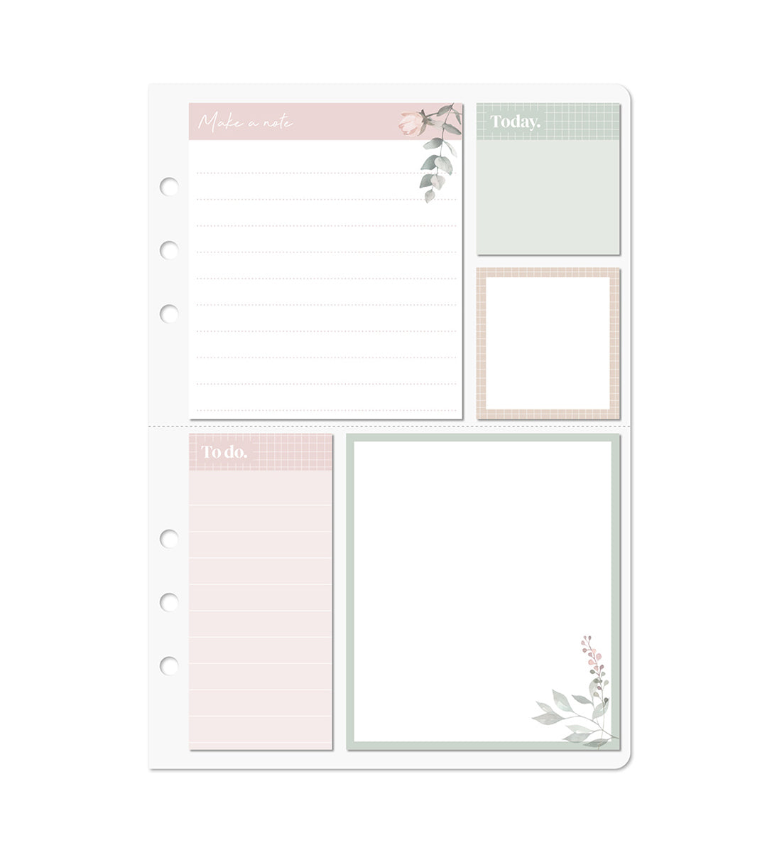 Sticky Notes - Sticky Notes til systemkalender - størrelse A5