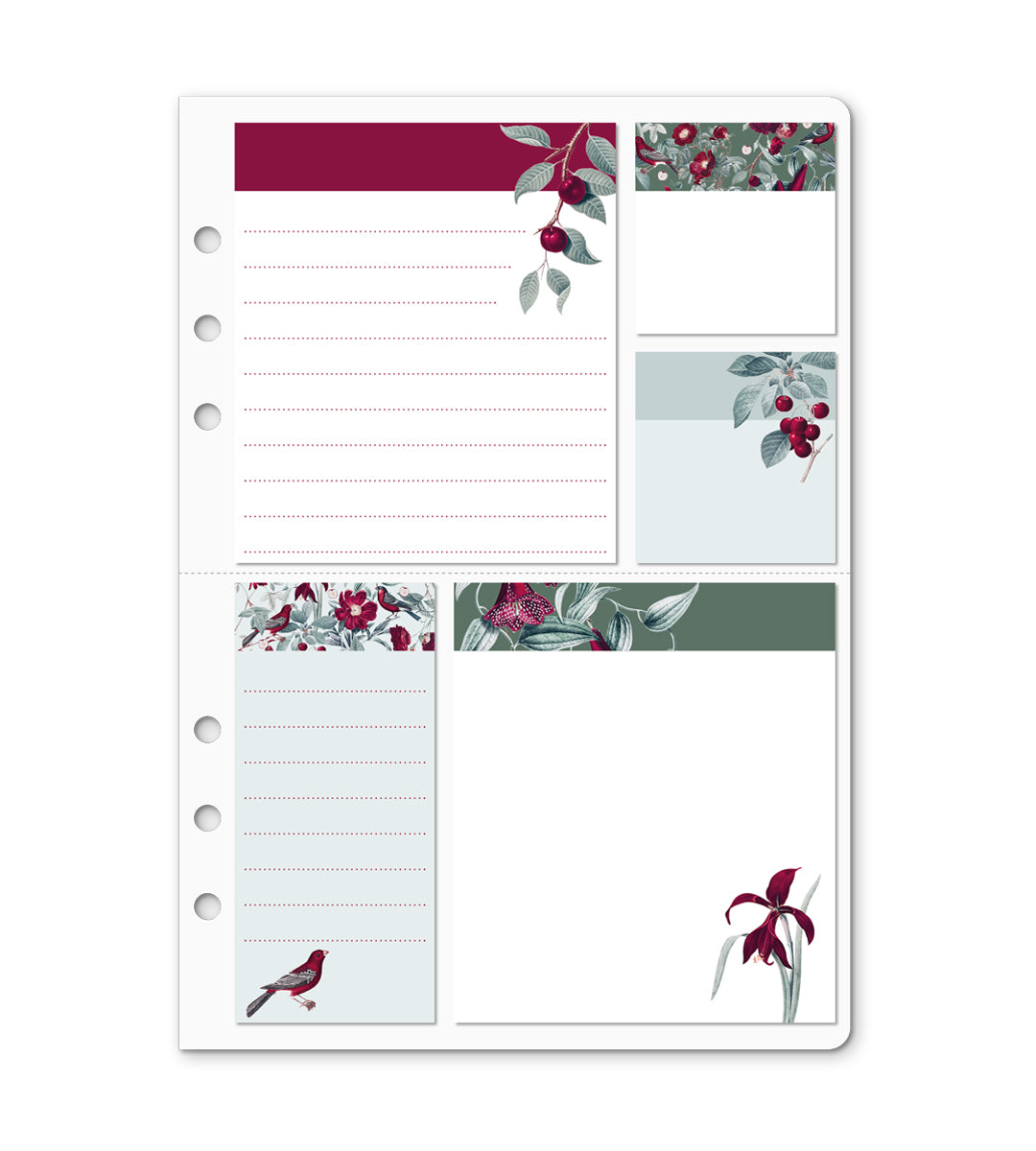 Sticky Notes - Sticky Notes til systemkalender - størrelse A5