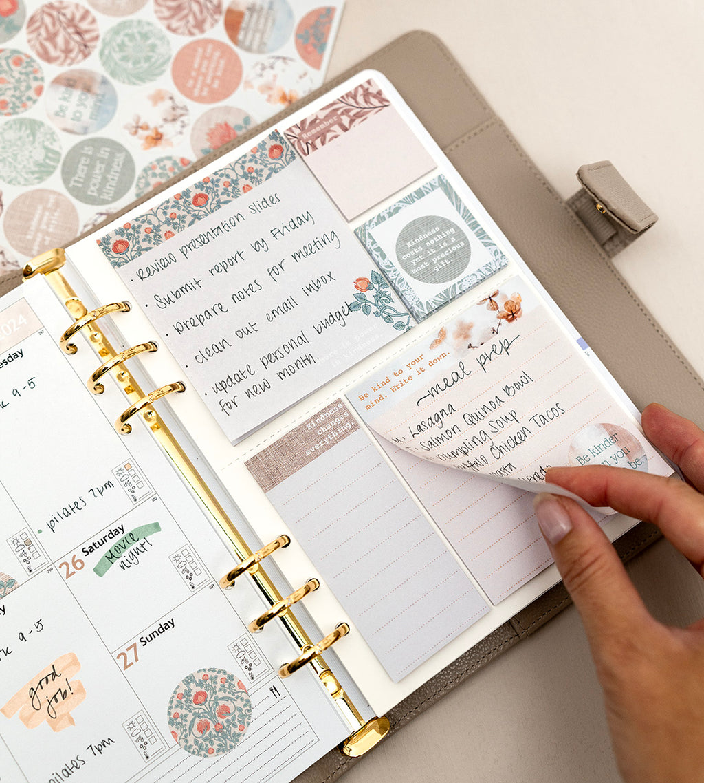 Sticky Notes - Sticky Notes til systemkalender - størrelse A5
