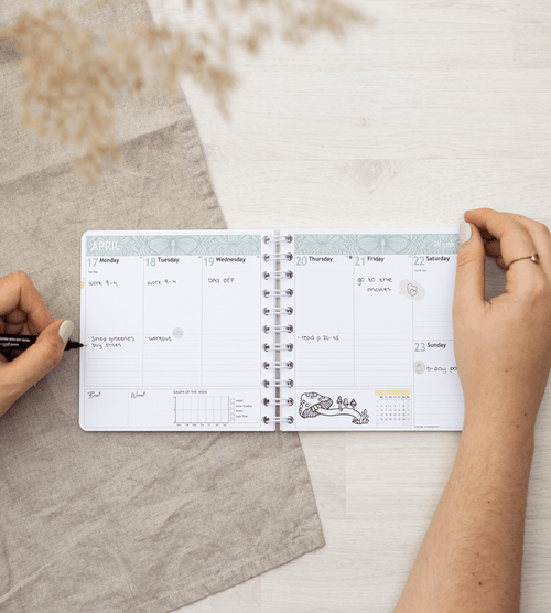 Almanakk - Spiral Mellom - Personal Planner