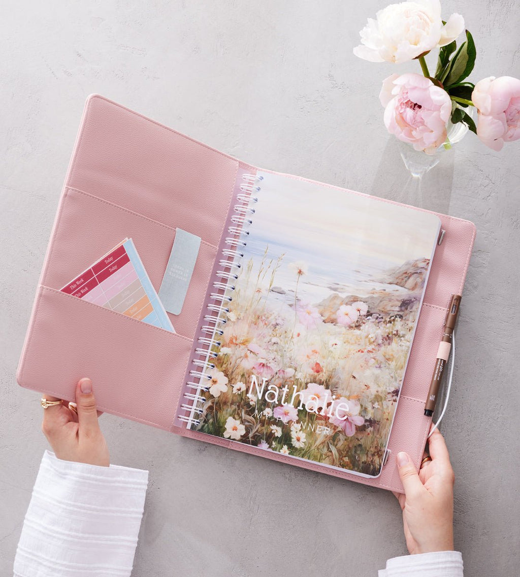 Almanacksfodral - Konstläder A4 - Personal Planner