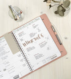 Almanacksfodral - Konstläder A4 - Personal Planner